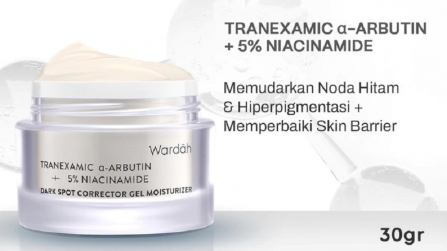 Wardah Tranexamic Alpha Arbutin + 5% Niacinamide Gel Moisturizer (Shopee)