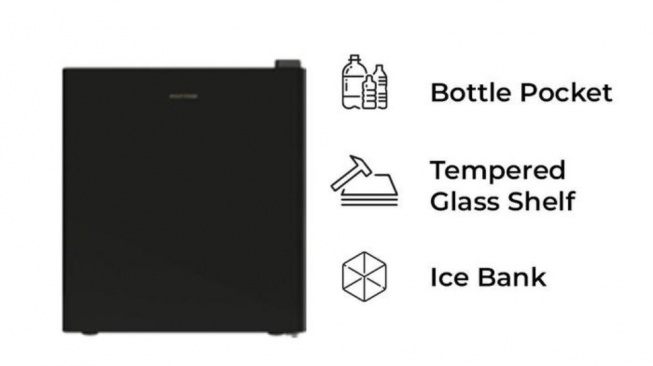 POLYTRON Kulkas Mini 50 Liter PRH 51X