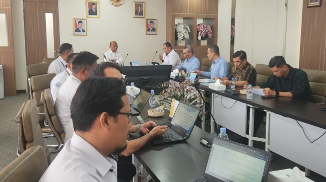SCI menyampaikan keberatan inmpor udang Indonesia dalam audiensi dengan Kementerian Kelautan dan Perikanan (KKP) pada 12 Agustus 2026 [SuaraSulsel.id/SCI]