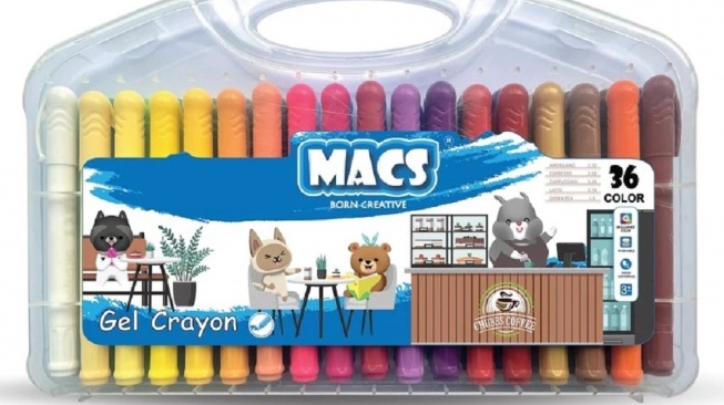 MACS Gel Crayon 36 Colors (Shopee)