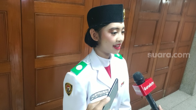 Perjuangan Cetta Callysta, Siswi SMAN 70 Jadi Kandidat Pembawa Baki Paskibraka DKI 2026