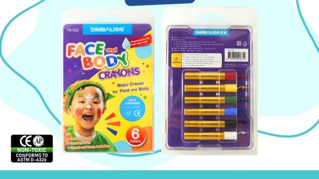 SIMBALION Face and Body Paint (Shopee)
