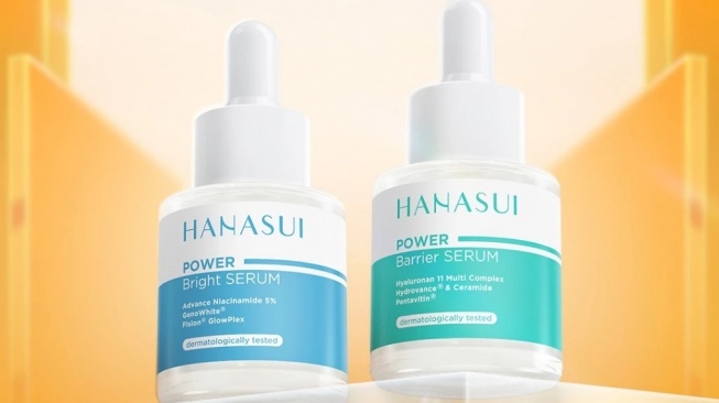 Hanasui Power Bright Serum dan Barrier Serum (Shopee)