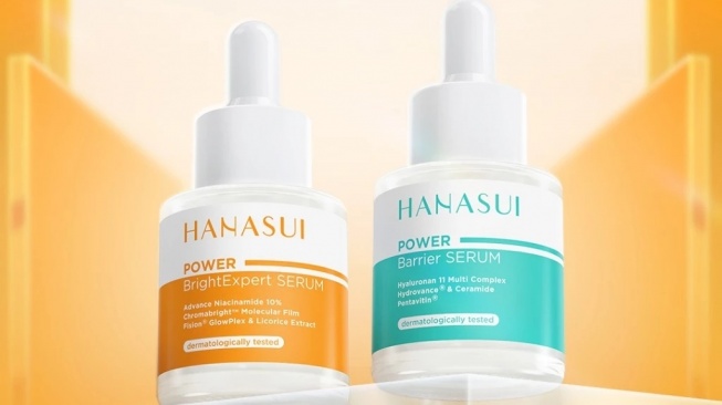 Hanasui Bright Expert Serum dan Barrier Serum (Shopee)