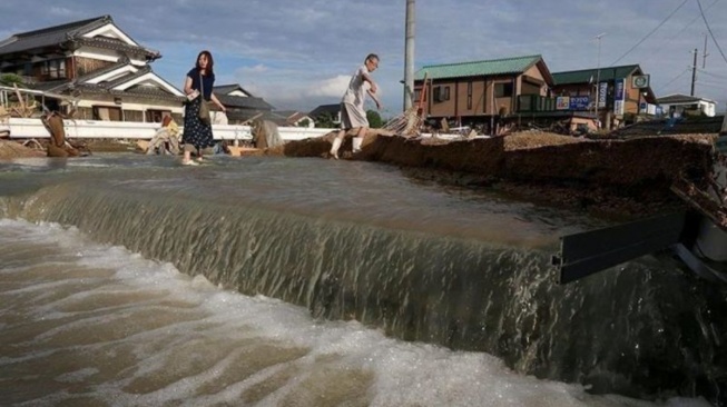 3 Orang Tewas saat Banjir Besar di Chiba Jepang, Hujan Ekstrem Kepung Pinggiran Tokyo