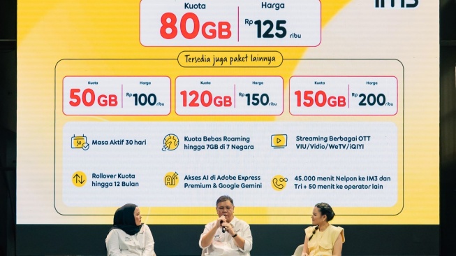 Peluncuran IM3 Istimewa di Jakarta, Jumat (14/8/2026). [Indosat]