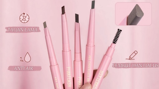Rekomendasi Pensil Alis Waterproof dan Smudgeproof. (Shopee)