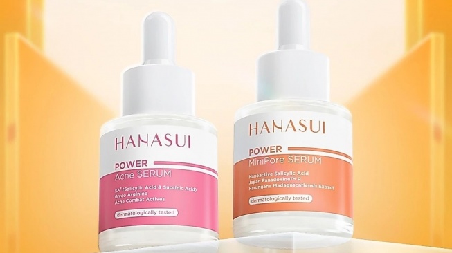 Hanasui Acne Serum dan Mini Pore Serum (Shopee)