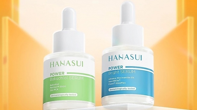 Hanasui Bakuchiol Serum dan Power Bright Serum (Shopee)
