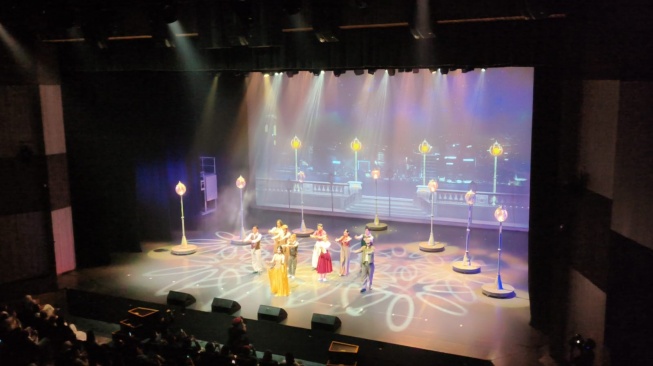 Epson Hidupkan Pengalaman Visual di Live Showcase Naura Ayu lewat Projection Mapping