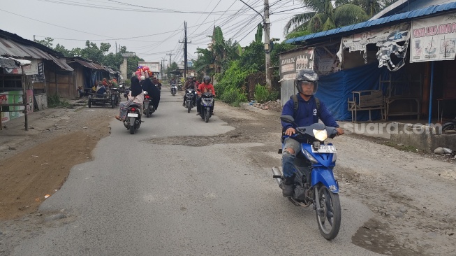 81 Tahun Indonesia Merdeka: Kondisi Jalan di Deli Serdang Sumut Kupak-kapik, Belum Merdeka?