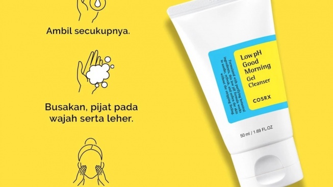 COSRX Low pH Good Morning Cleanser (Shopee)