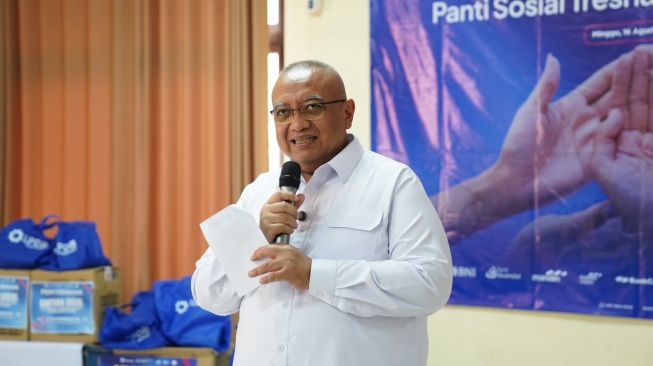 Direktur Utama LPDB Koperasi Krisdianto menyatakan tema HUT tahun ini, “20 Tahun Untuk Koperasi Indonesia”. (Dok: LPDB Koperasi)