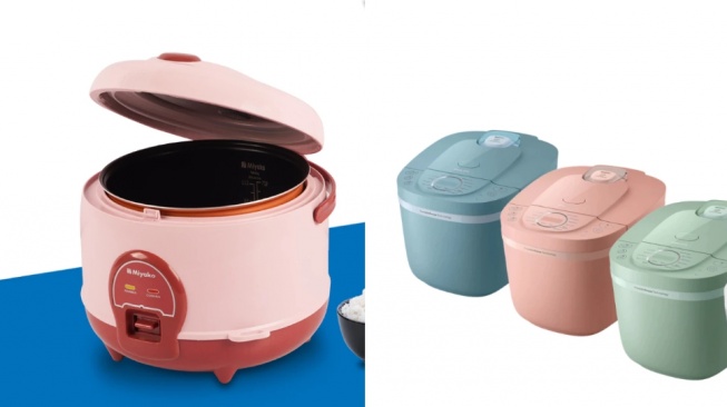 6 Rekomendasi Rice Cooker Aesthetic Warna Pastel untuk Dapur Minimalis