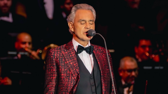 Rayakan 30 Tahun Romanza, Maestro Tenor Andrea Bocelli Siap Guncang Jakarta dan Borobudur
