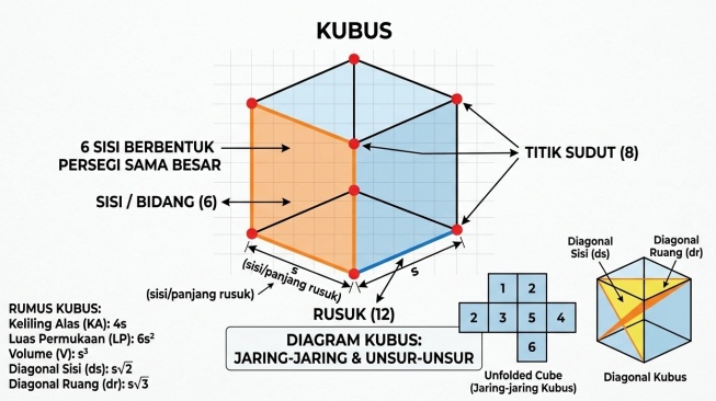 Cara Mudah Menghitung Volume Kubus: Rumus Lengkap dengan Contoh Soal