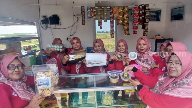 Produk yang dijual Mami Sera, singkatan dari Mangunharjo Mandiri Sejahtera. [Suara.com/Budi Arista Romadhoni]