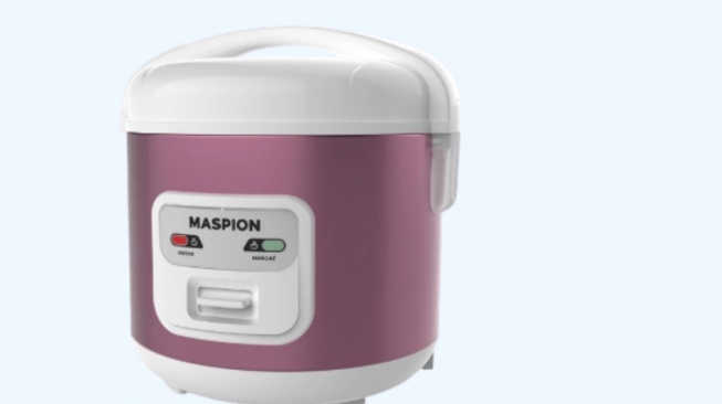 Maspion Rice Cooker Magic Com 1 Liter MRJ-1003 BS. [Shopee]