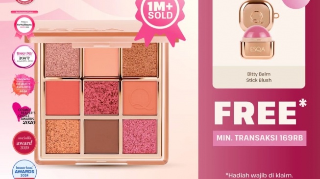 ESQA Goddess Eyeshadow Palette (Shopee)