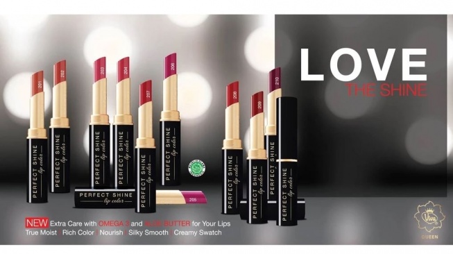 Viva Perfect Shine Lip Color. (Shopee)