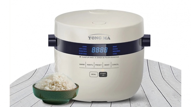 YONG MA Magic Com Digital Rice Cooker Low Carbo SMC 8067