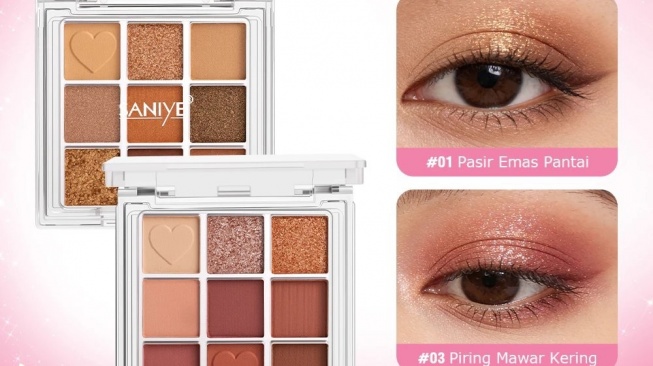 SANIYE 9 Colors Ice Cube Eyeshadow Palette