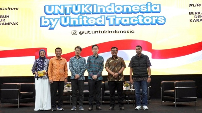 Sesi sharing business forum yang terkait sustainability. (Dok: United Tactors/UT)