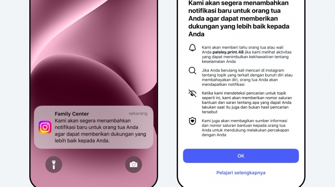 Tak Sekadar Batasi Konten, Instagram Mulai Beri Peringatan Saat Remaja Cari Istilah Berbahaya