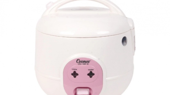 Cosmos Rice Cooker Non Stick CRJ-1001 N (0.6L). [Shopee/Cosmos]