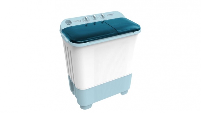 SHARP Mesin Cuci Twin Tub ES-T79SJ-BLT