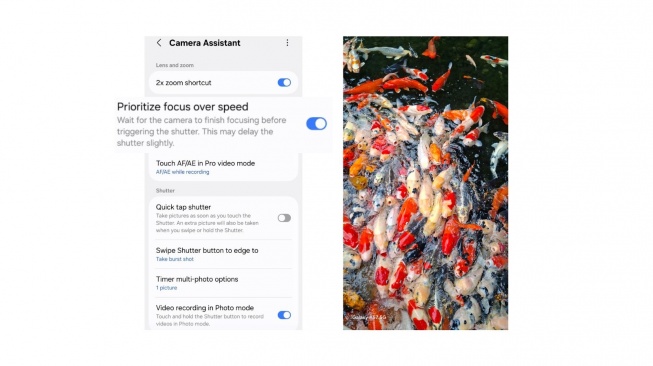 Fitur Tersembunyi Camera Assistant untuk Maksimalkan Kamera Galaxy A57 5G dan A37 5G, Rekam Video Lebih Lama dengan Layar Redup. [Samsung]