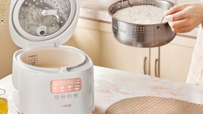 Mecoo Rice Cooker Low Carbo Low Sugar 1.8 L. [Shopee]