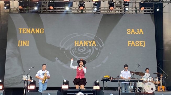 Penampilan Idgitaf di Nanaba Stage Cherrypop 2026 (Suara.com/Dita)