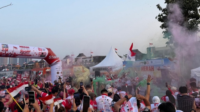 1.000 Peserta Ramaikan Fun Run Merah Putih, Kampanyekan Hidup Sehat Tanpa Narkoba
