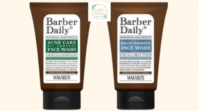 Perbedaan Sabun Cuci Muka Barber Daily Warna Hijau dan Biru untuk Apa?
