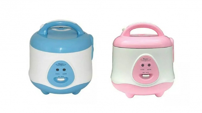 rice cooker anak kos Maspion MRJ EX-0618 0,8 Liter (shopee)
