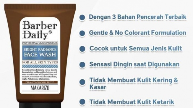 sabun cuci muka Barber Daily