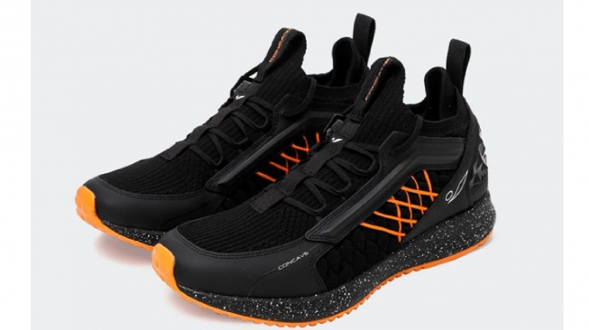 sepatu gym angkat beban - Concave Orion Black Orange (concave)