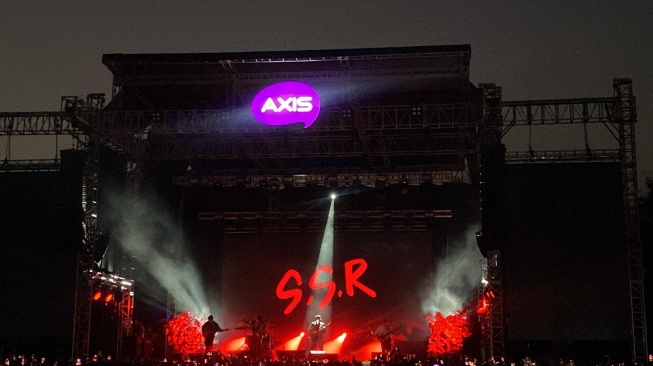Penampilan Reality Club di panggung Nanaba Stage Cherrypop 2026 (Suara.com/Dita)