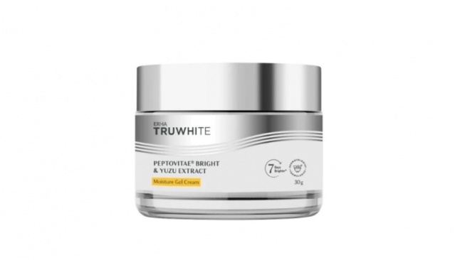 ERHA Truwhite Peptovitae Bright, Yuzu Extract, Ceramide, Niacinamide Moisture Gel Cream (Shopee)