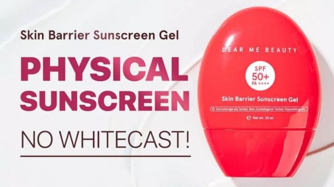 Physical sunscreen lokal. (Shopee)