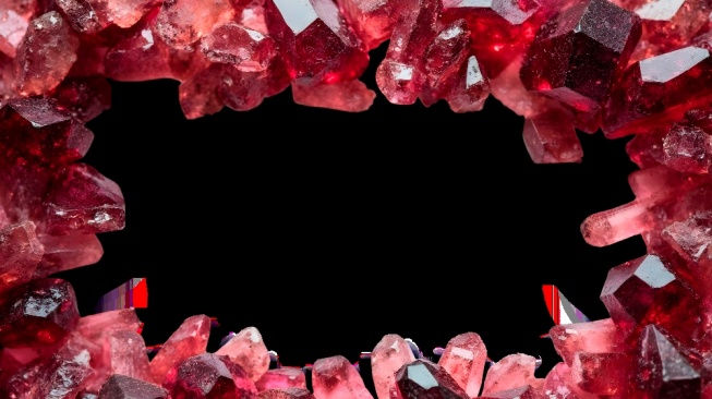 Ilustrasi batu ruby [Magnific]