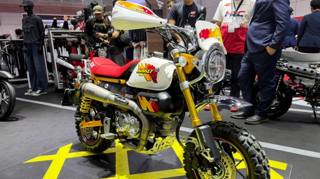 Honda Monkey EX edisi custom yang meluncur di Thailand. (Foto: Ist)