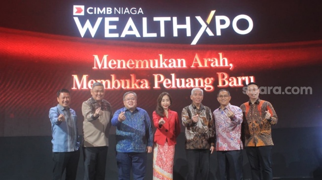 Peluncuran CIMB Preferred BOSS (Business Owner Smart Solutions) dalam penyelenggaraan CIMB Niaga Wealth Xpo 2026 di Jakarta, Rabu (26/8/2026). [Suara.com/Rina A]