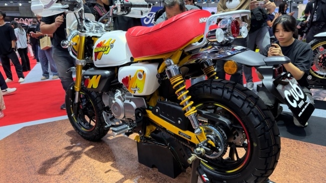 Honda Monkey EX edisi custom yang meluncur di Thailand. (Foto: Ist)