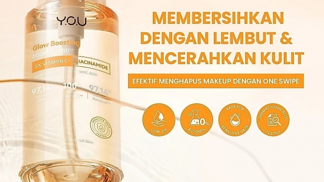 YOU Glow Boosting Micellar Water (Shopee)
