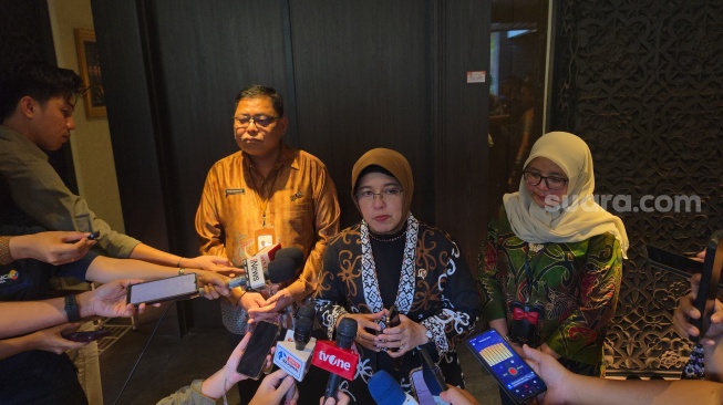 Kepala BPS Amalia Adininggar Widyasanti. [Suara.com/Fakhri Fuadi Muflih].