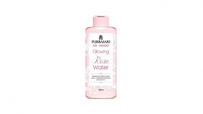 Purbasari Glowing Rose Water (Shopee)