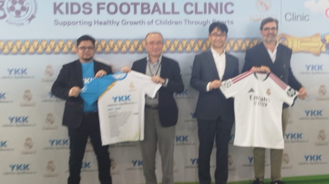 Real Madrid Foundation Bagi Ilmu, Pelatih Indonesia Belajar Pembinaan Usia Muda (Suara.com/Adie Prasetyo Nugraha)