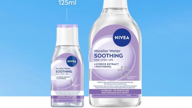 Nivea Face Cleansing Micellar Water Soothing (Shopee)